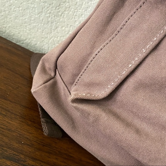 Unisoul Rugged Leather Canvas Brown Mocha Backpack Shoulder Book School Bag - Picture 12 of 13